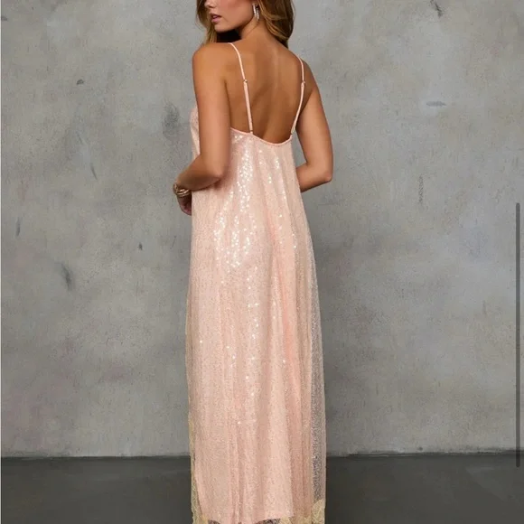 Vici Sequin Midi Dress - Picture 2 of 3